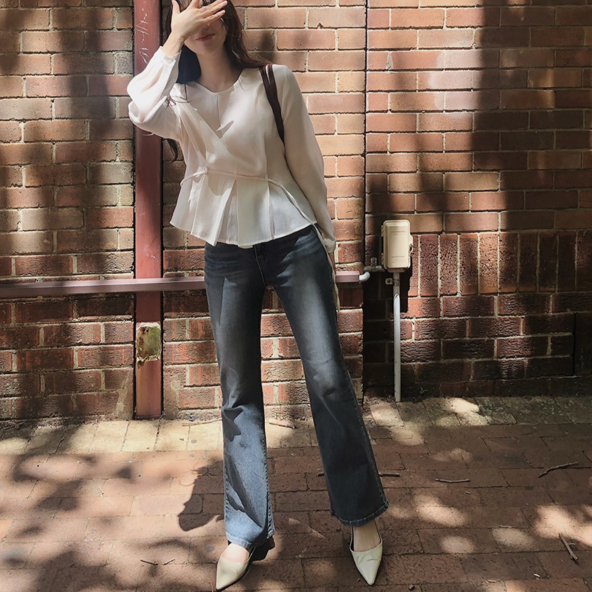 |SLOWAND| # SLOWMADE Hidden Banding Semi-Bootcut Pants