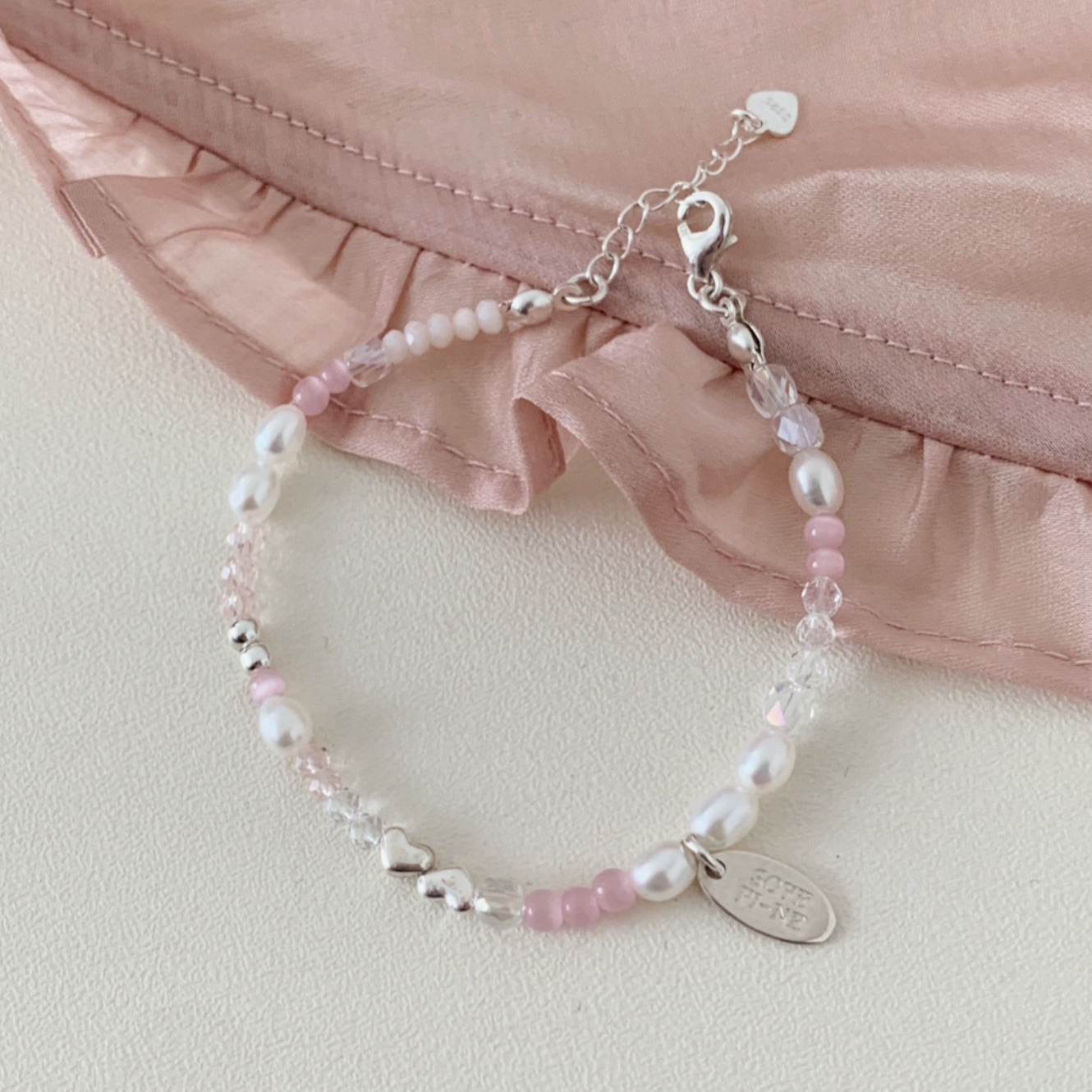 |SOYE PI-NE| April Love Freshwater Pearl Bracelet