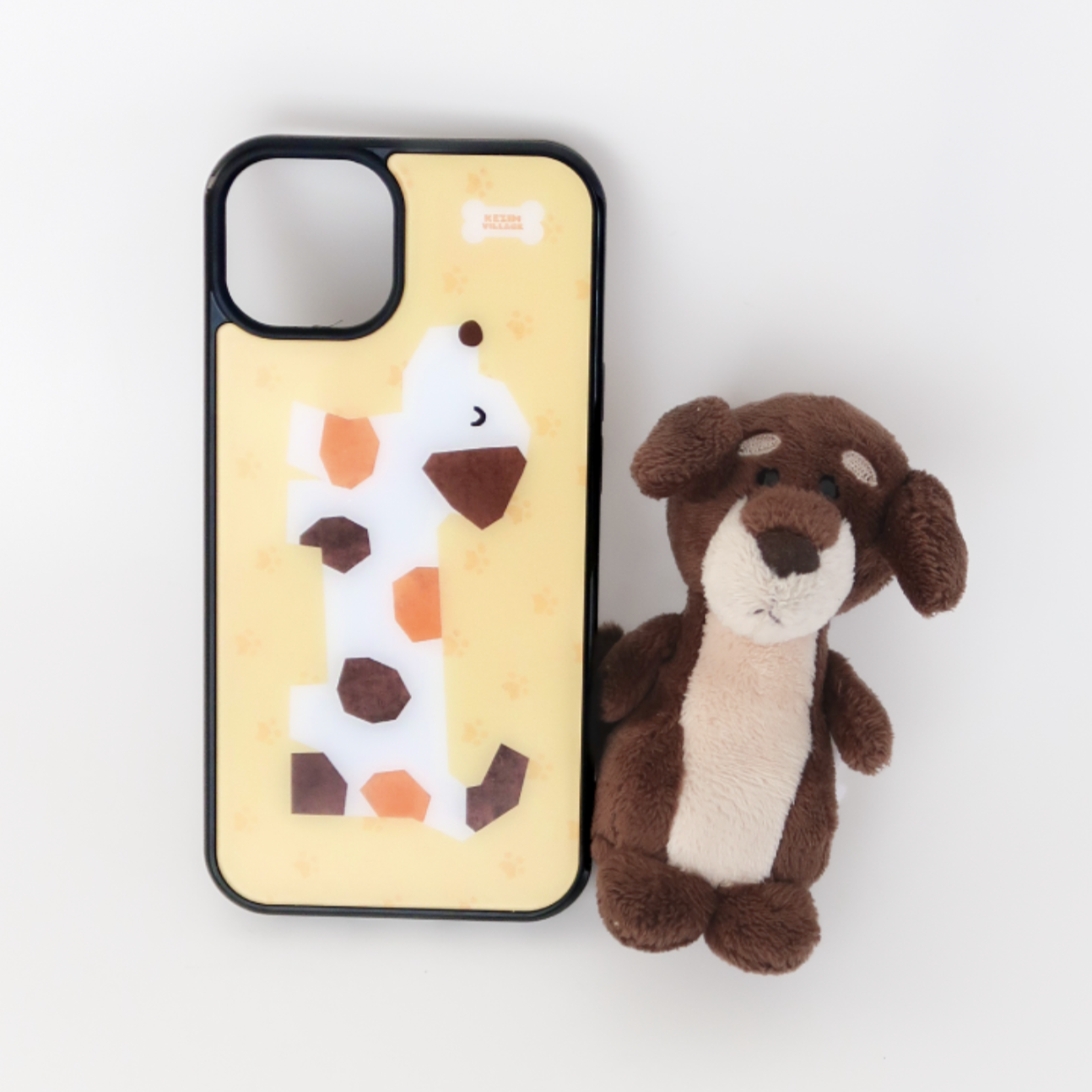 |KEZIM VILLAGE| PUPPY YELLOW Glass Bumper / MagSafe Case
