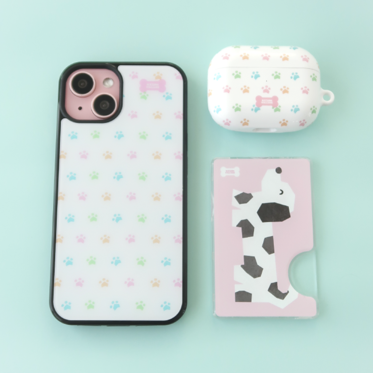|KEZIM VILLAGE| PUPPY STEP Glass Bumper / MagSafe Case