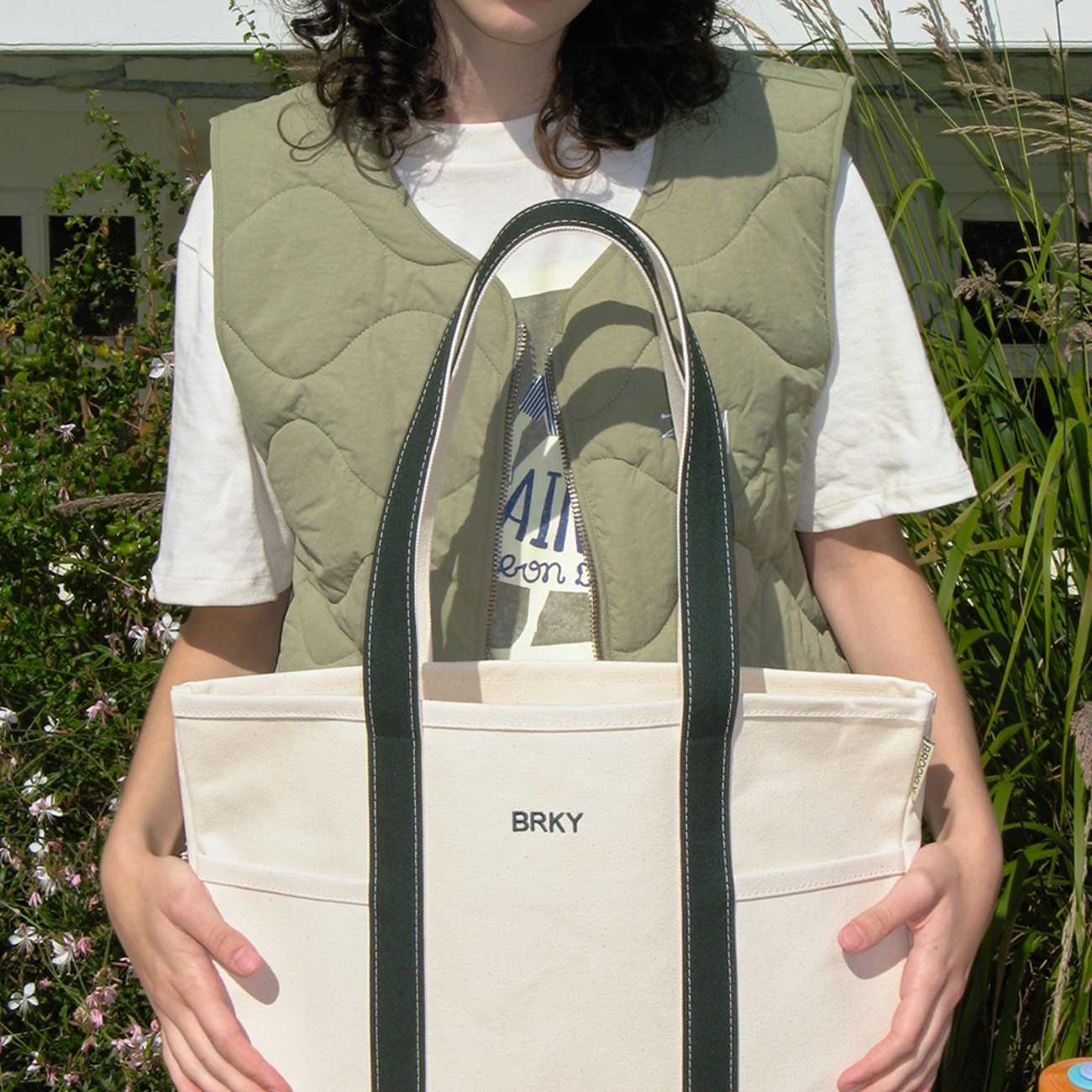 |Brookly| CANVAS POCKET BAG |DEEP GREEN|