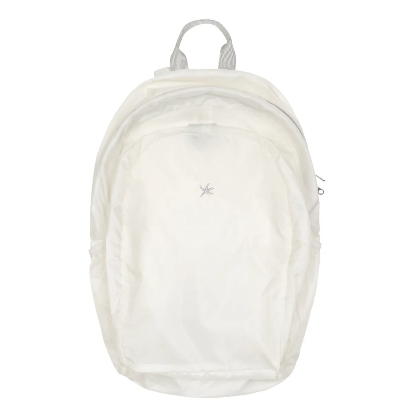 |THE COLDEST MOMENT| TCM Mini Logo Packable Backpack (Cream)