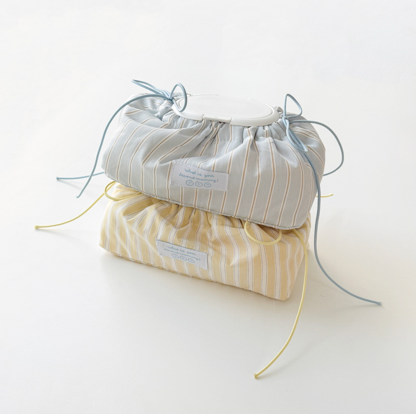 |second morning| Lemoni Stripe Tissue Box Cover