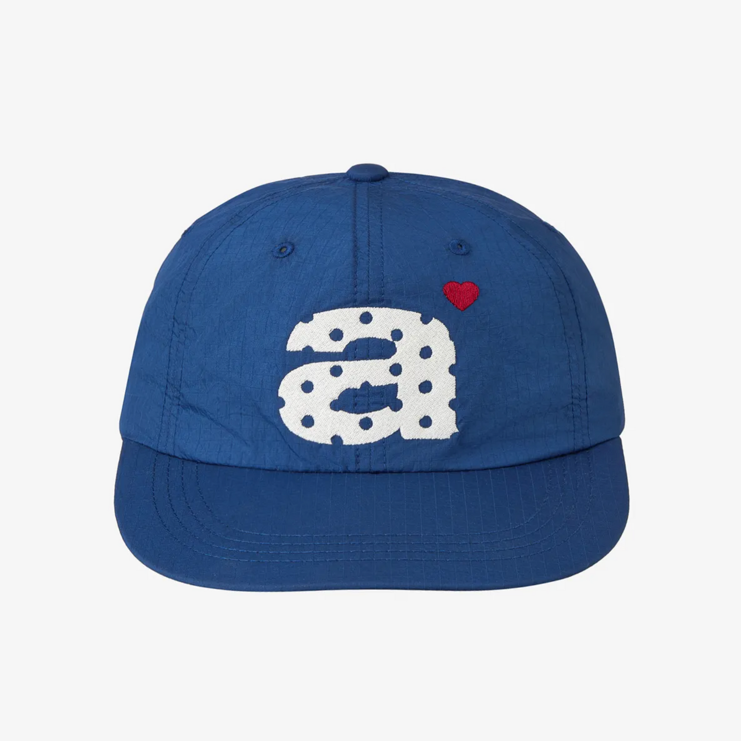 |aeae| DOT SMALL LETTER NYLON CAP |BLUE|