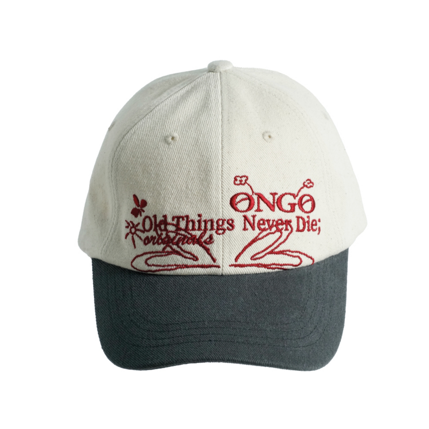 |ONGO| |FLOWER| KNOT CAP CHARCOAL (PRE-ORDER)