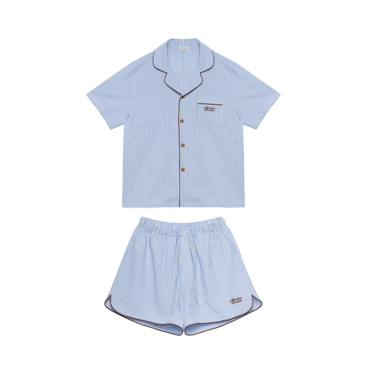 |NOIRNINE| Stripe Pajama Set |BLUE|