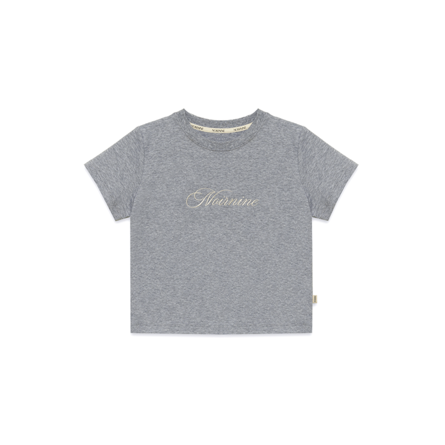 |NOIRNINE| Noir Supima Cotton T-shirts |GREY|