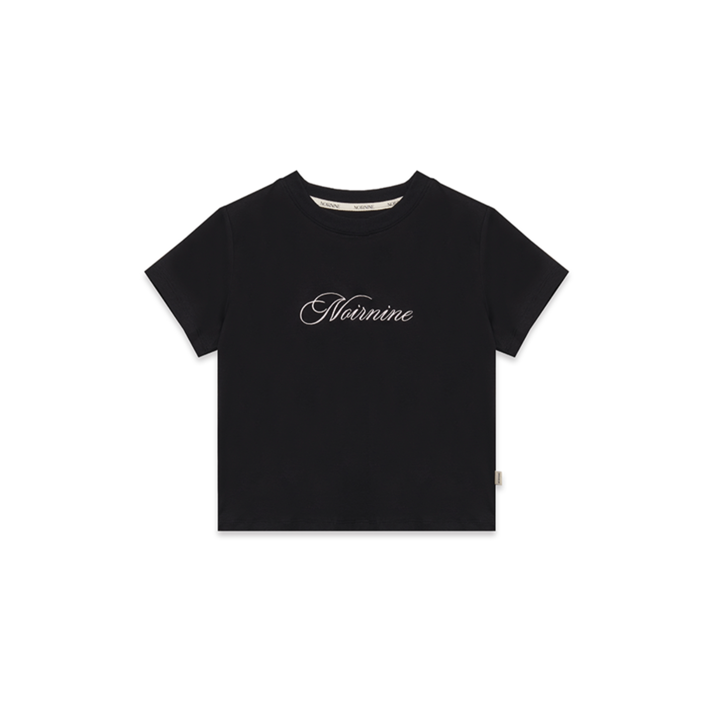 |NOIRNINE| Noir Supima Cotton T-shirts |BLACK|