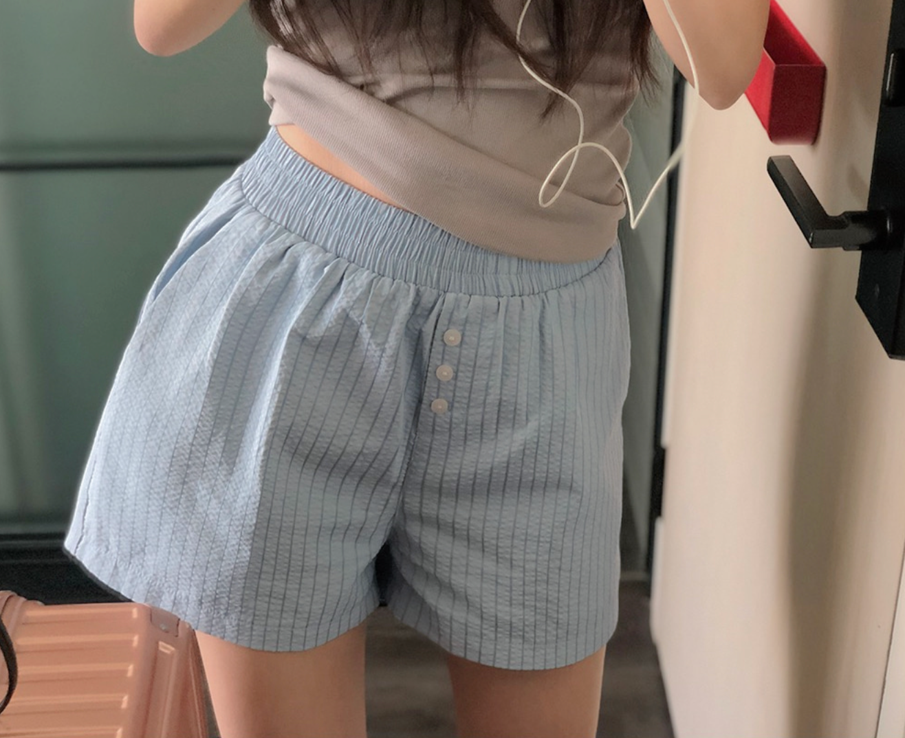 |SLOWAND| #SLOWMADE French Stripe Shorts