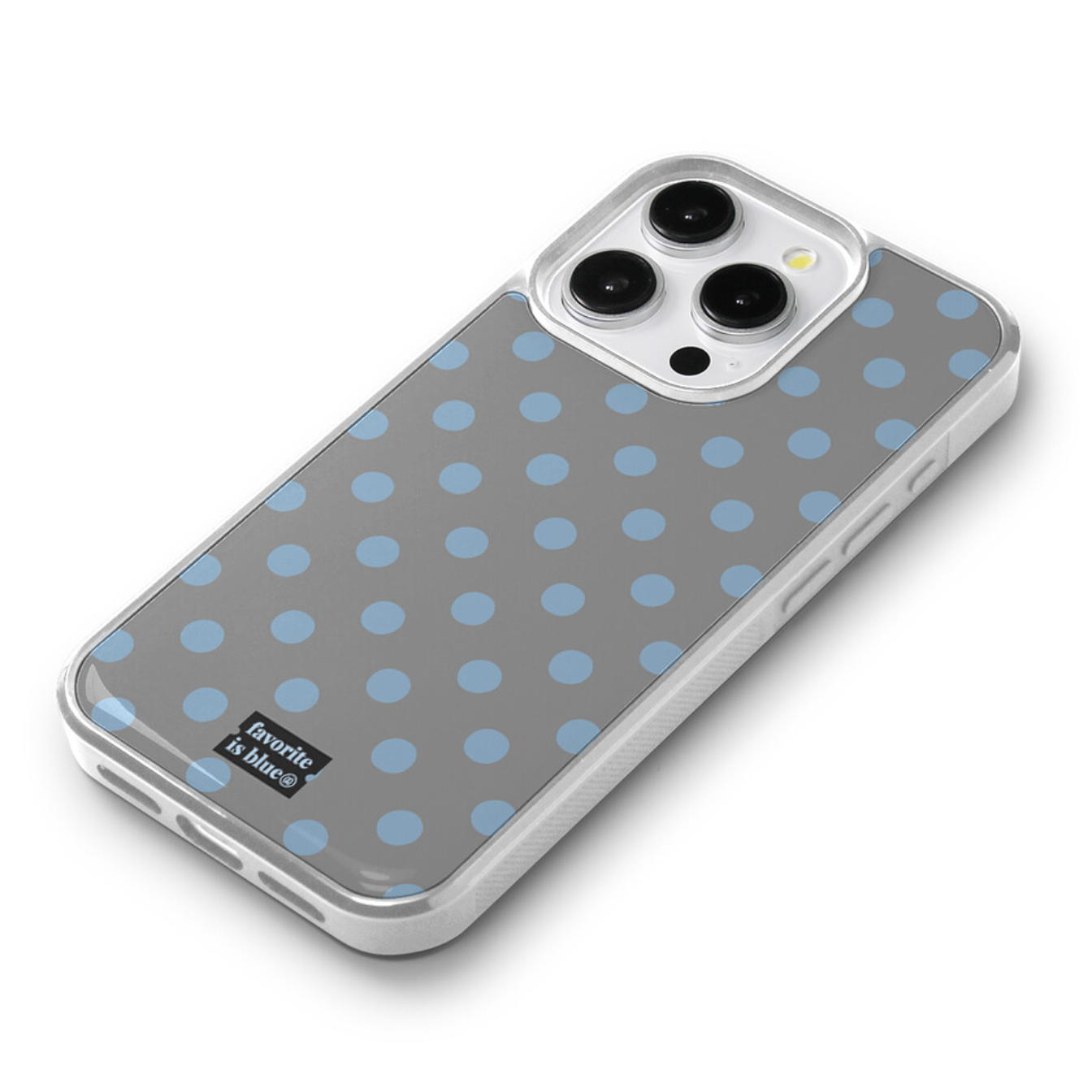 |midmaly| Dusty Dot Silver Frame Phone Case