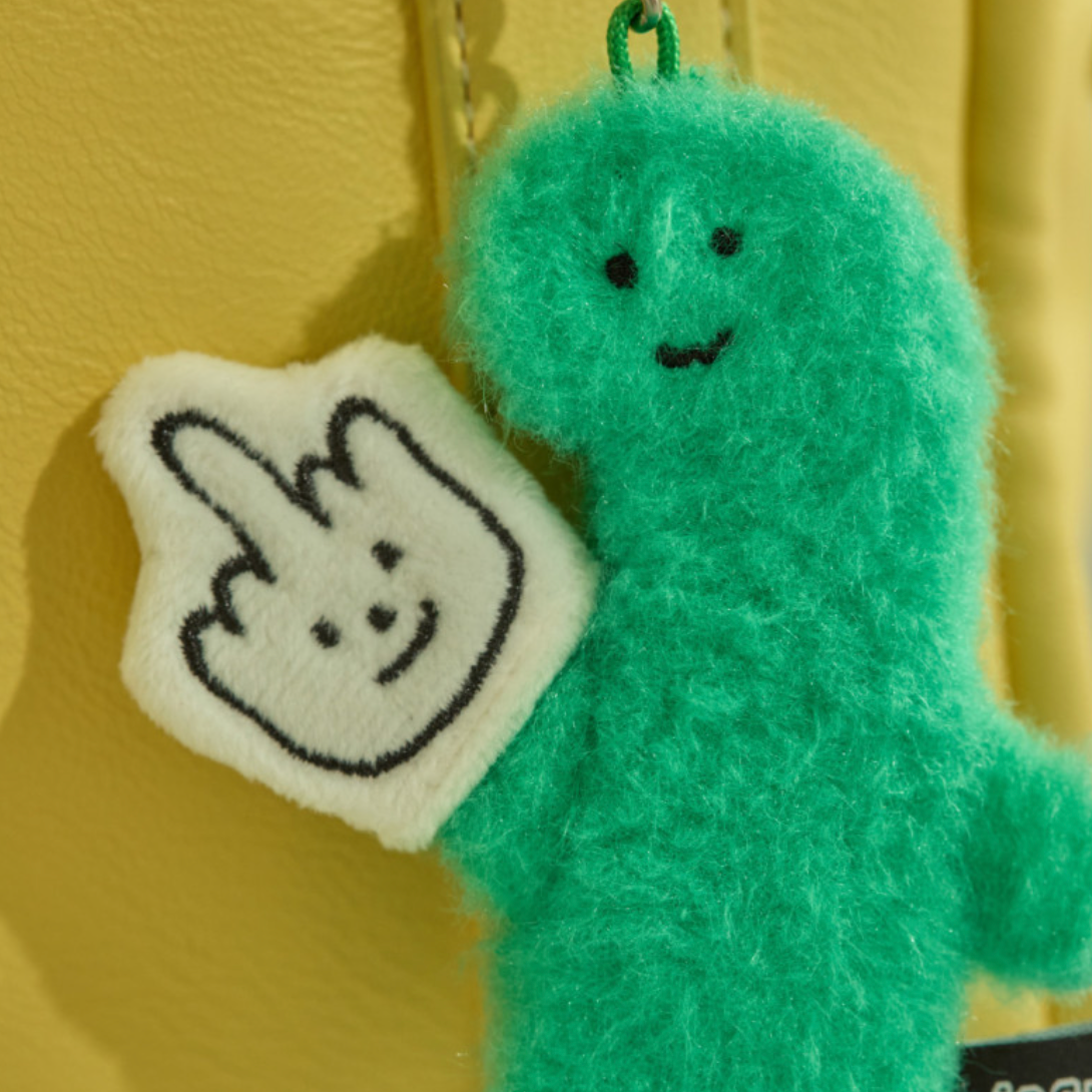 |JOGUMAN STORE| Brachio Throw Away Flush Keyring (Finger)