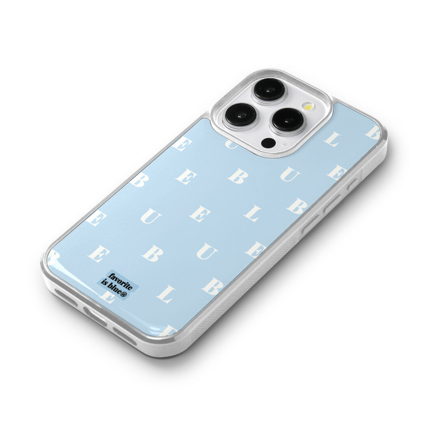 |midmaly| Blue Silver Frame Phone Case