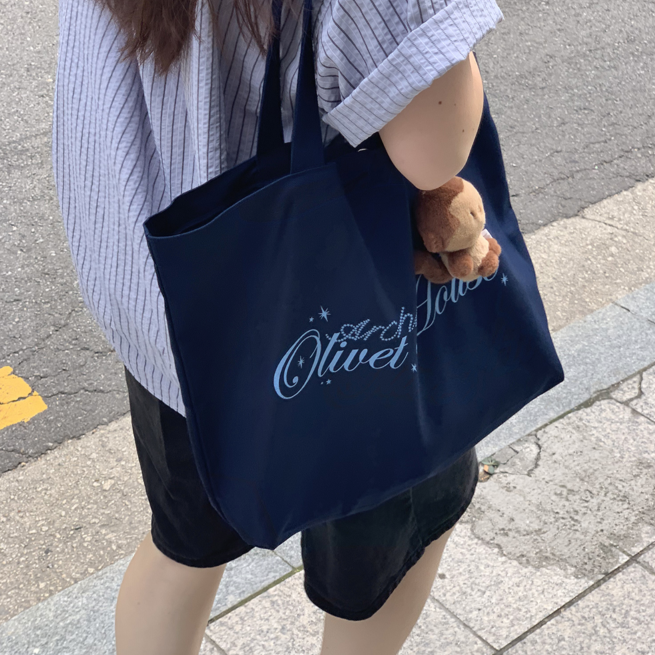 |OLIVET| Archive. Eco Bag Navy