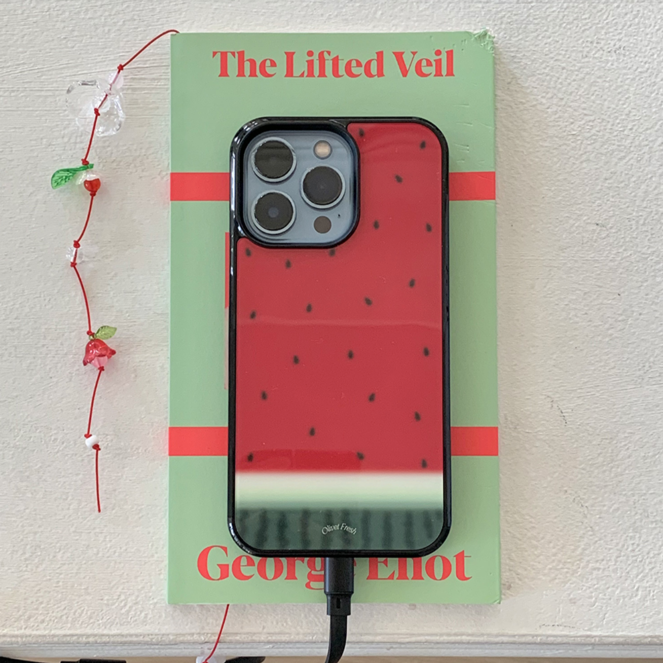 |OLIVET| Watermelon Glass Bumper Case (Magsafe)