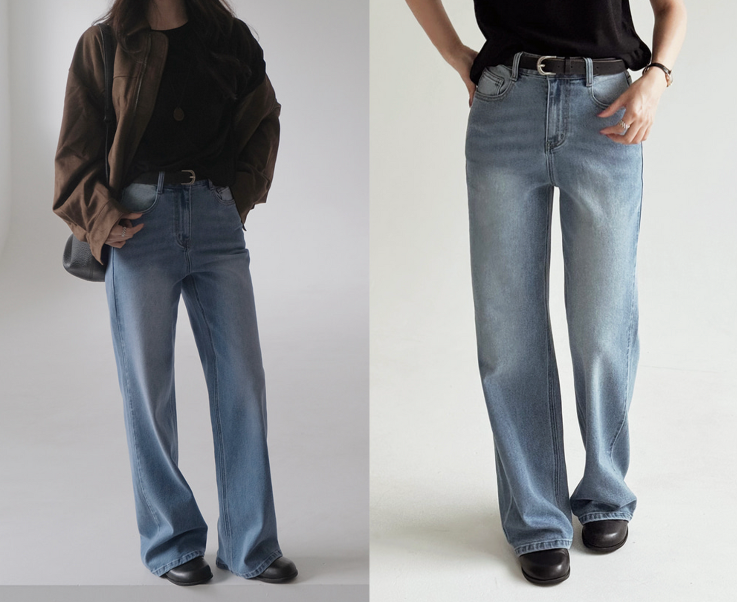 |SLOWAND| # SLOWMADE Non-Classical Straight Denim Pants