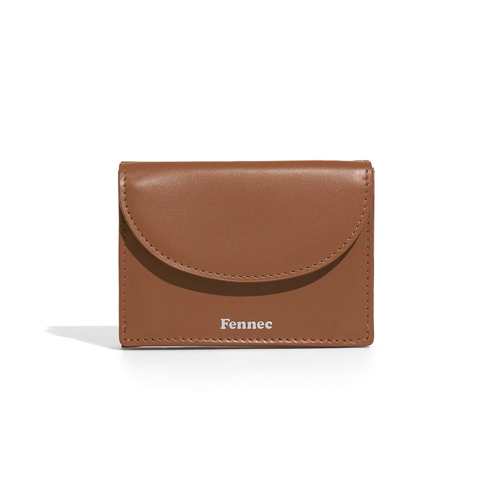 |Fennec| HALFMOON MINI WALLET - TAN BROWN