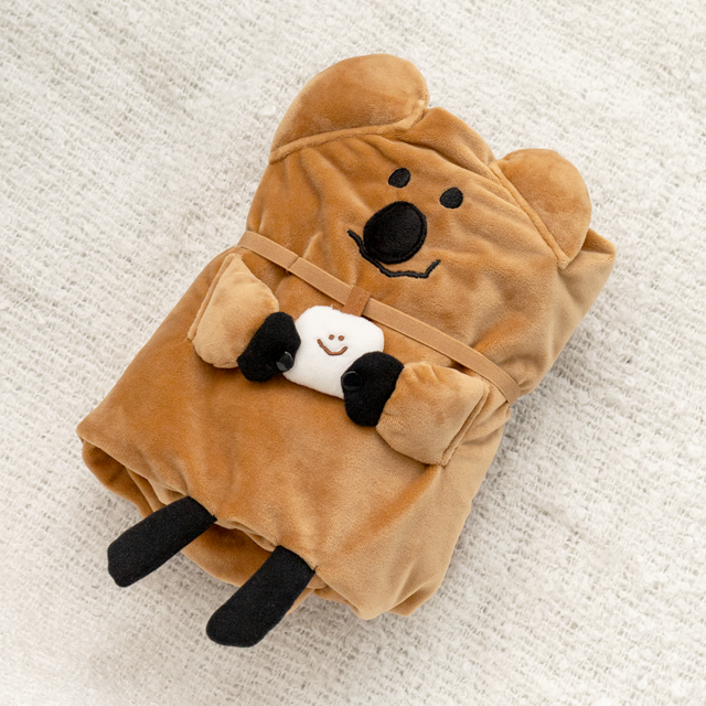 |Dinotaeng| Quokka in School Blanket Cushion