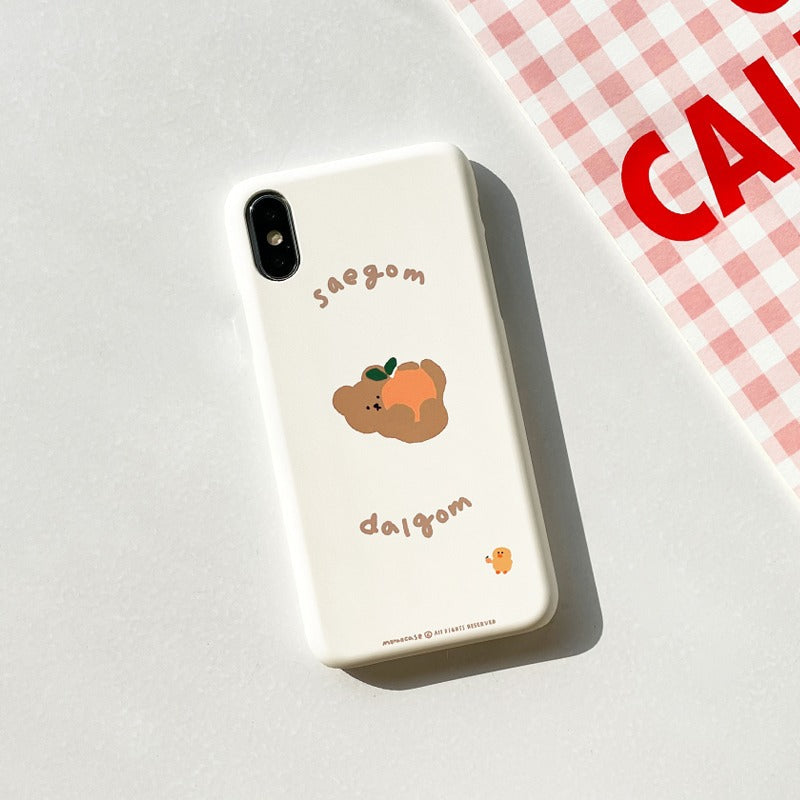 |MOMO CASE| 409 새곰달곰뒹굴 Phone Case