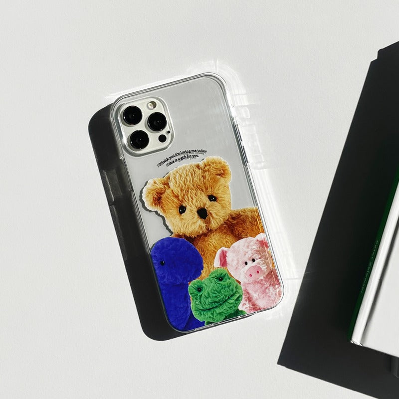 |MOMO CASE| 418 러빙TOYS(크림) Jelly Case