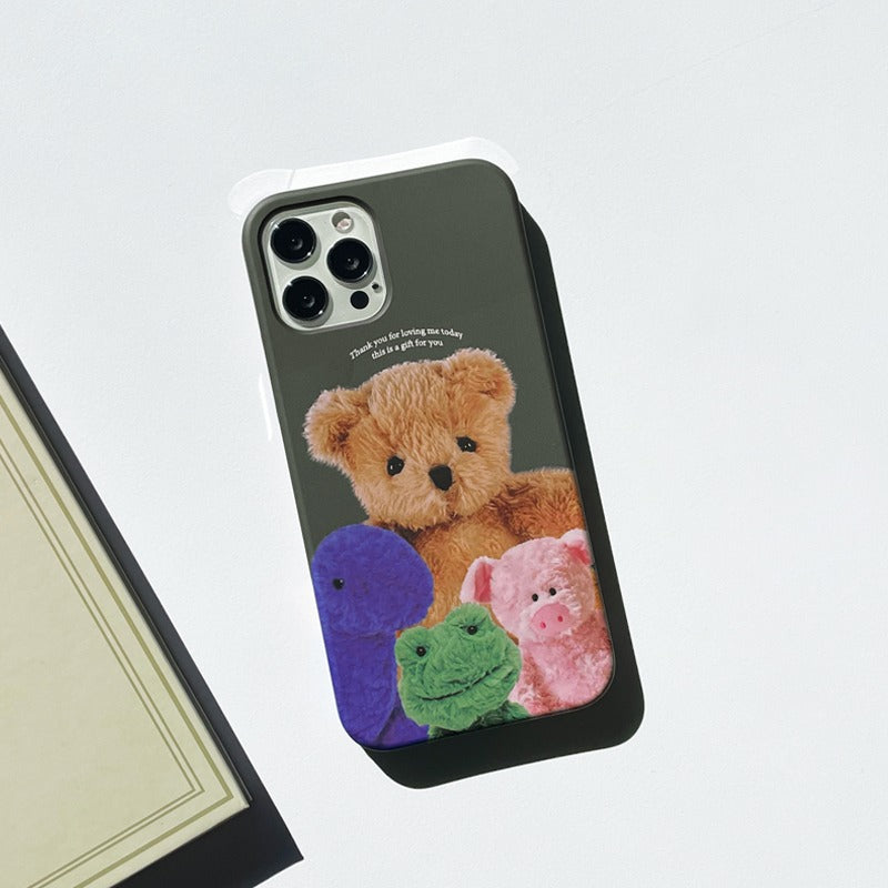 |MOMO CASE| 419 러빙TOYS(그레이) Phone Case