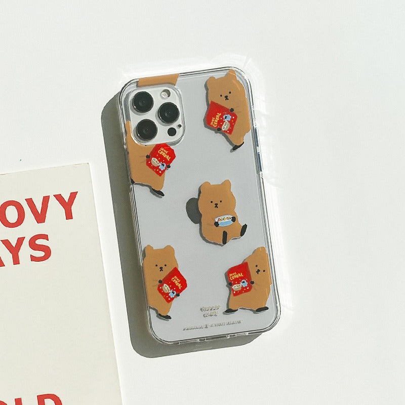 |MOMO CASE| 436 씨리얼쿼카 Jelly Case