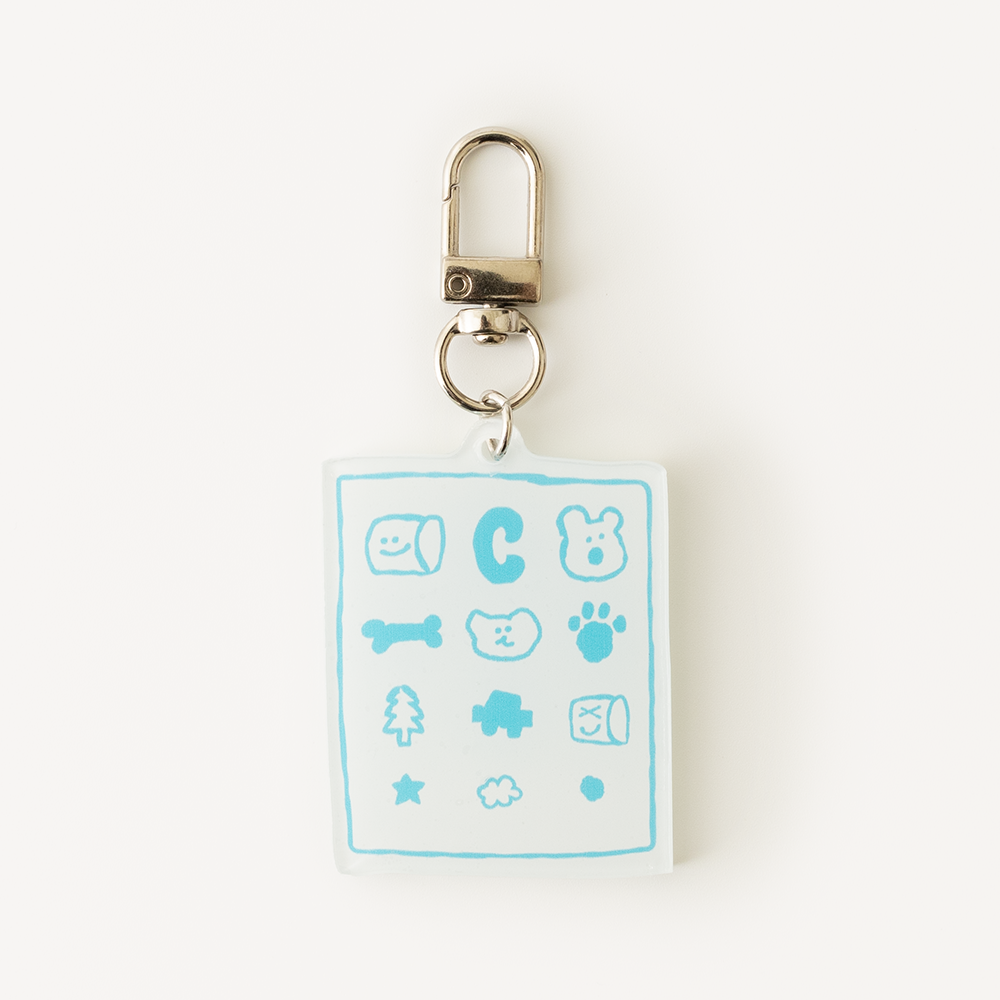 |Dinotaeng| Quokka Eyesight Test Keyring