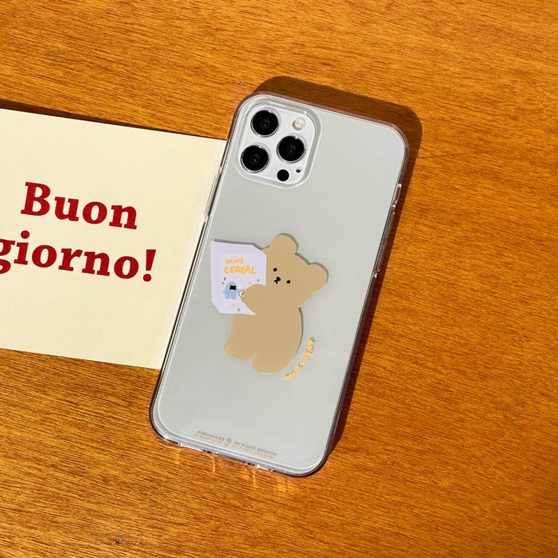 |MOMO CASE| 458 달곰씨리얼 Jelly Case