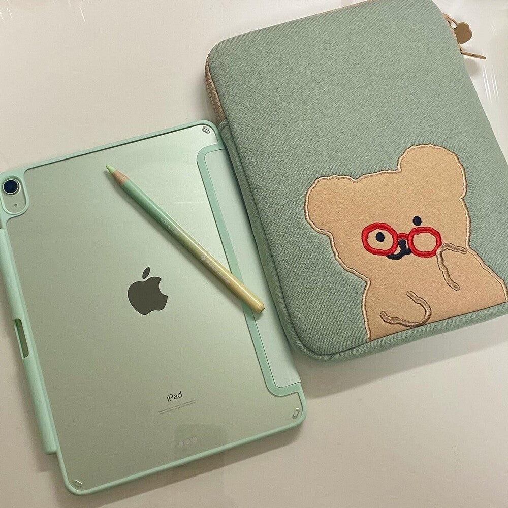 |TETEUM| MINT I-PAD POUCH