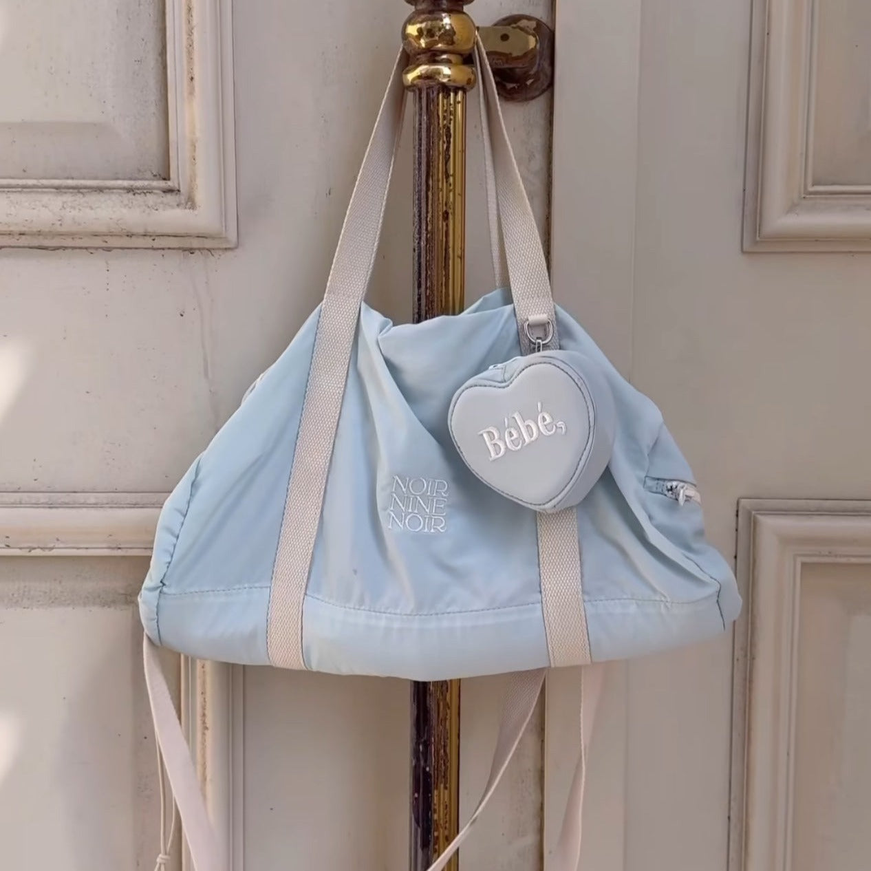 |NOIRNINE| Bébé Nylon Bag (SKY BLUE)