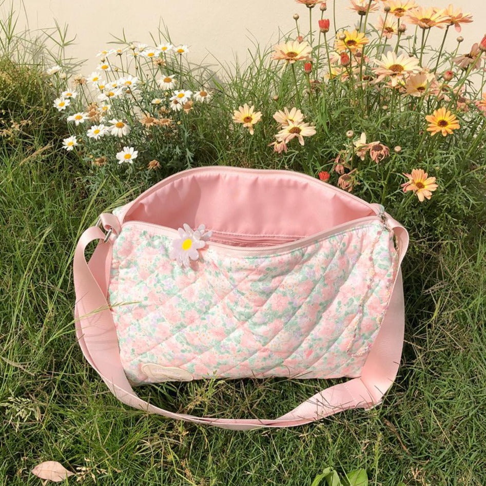 |ovuni| QUILTED DUFFEL BAG LAVENDER