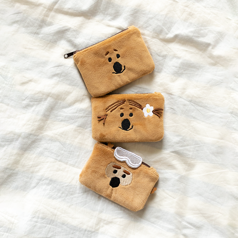 |Dinotaeng| Quokka in School Card Holder (3Types)