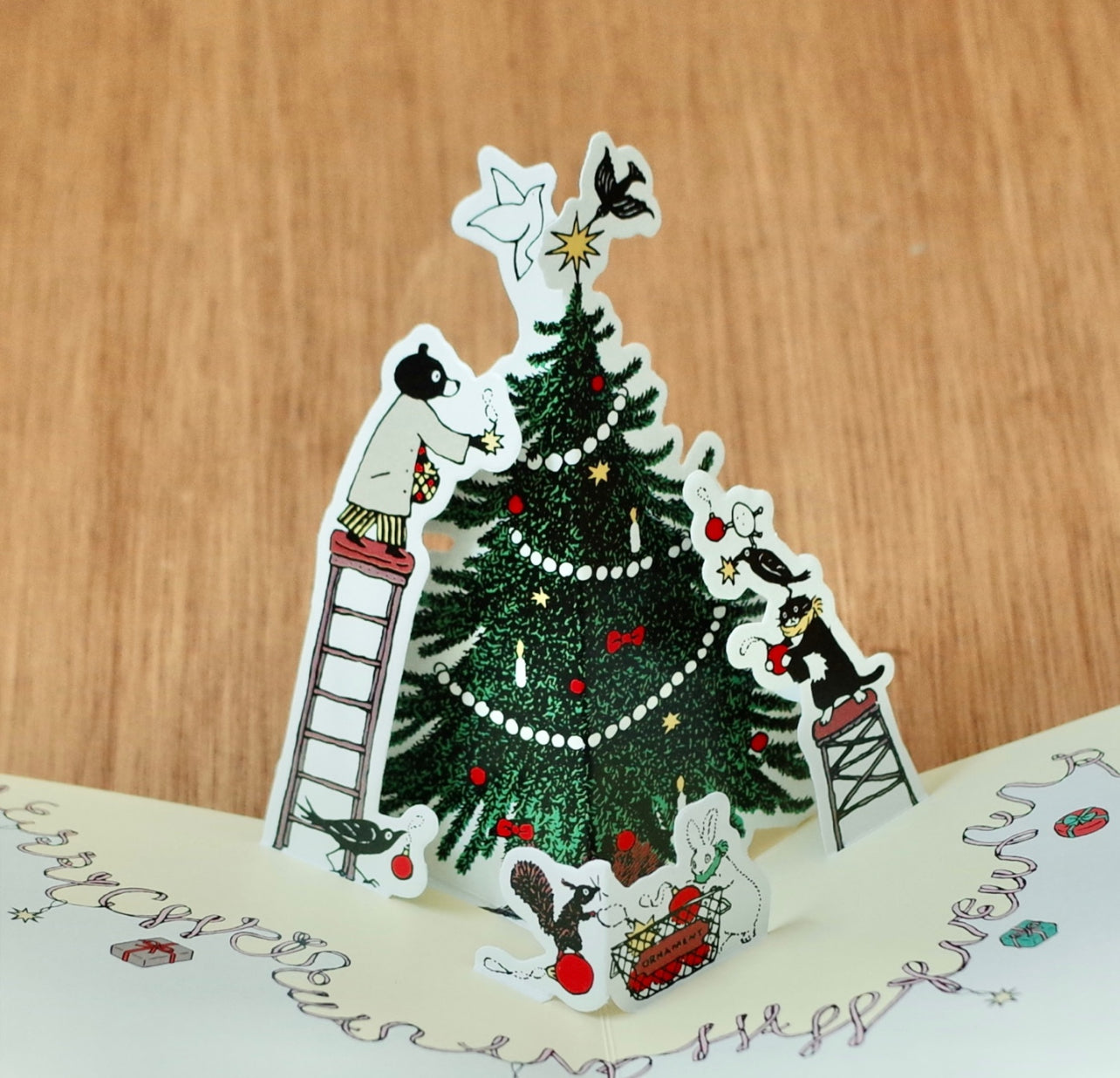 |HUGINN AND MUNINN| Mo Pop Card - Christmas Mo