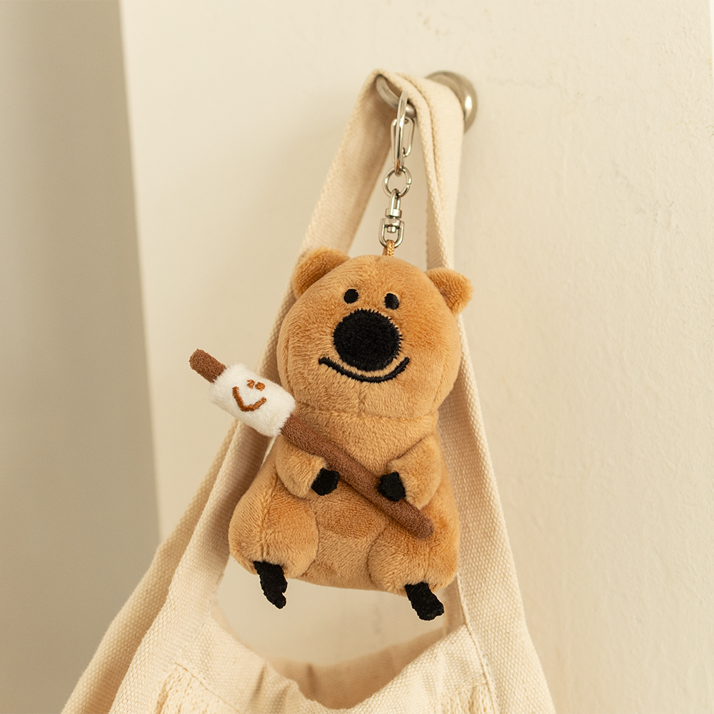 |Dinotaeng| S'more Quokka Plush Doll Keyring