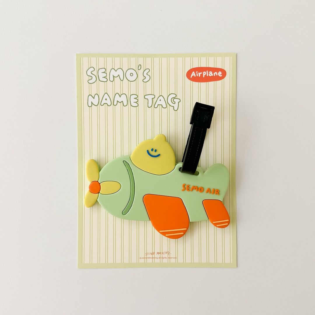 |second morning| AIRPLANE Name Tag