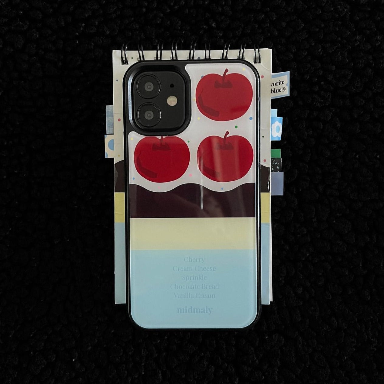 |midmaly| Cherry Cake Epoxy Phone Case