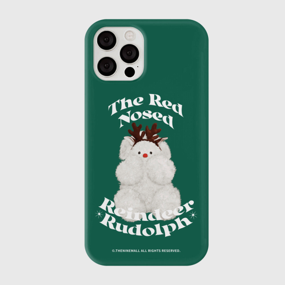 |THENINEMALL| 베이직 루돌프뽀꾸 Hard Phone Case (3 types)