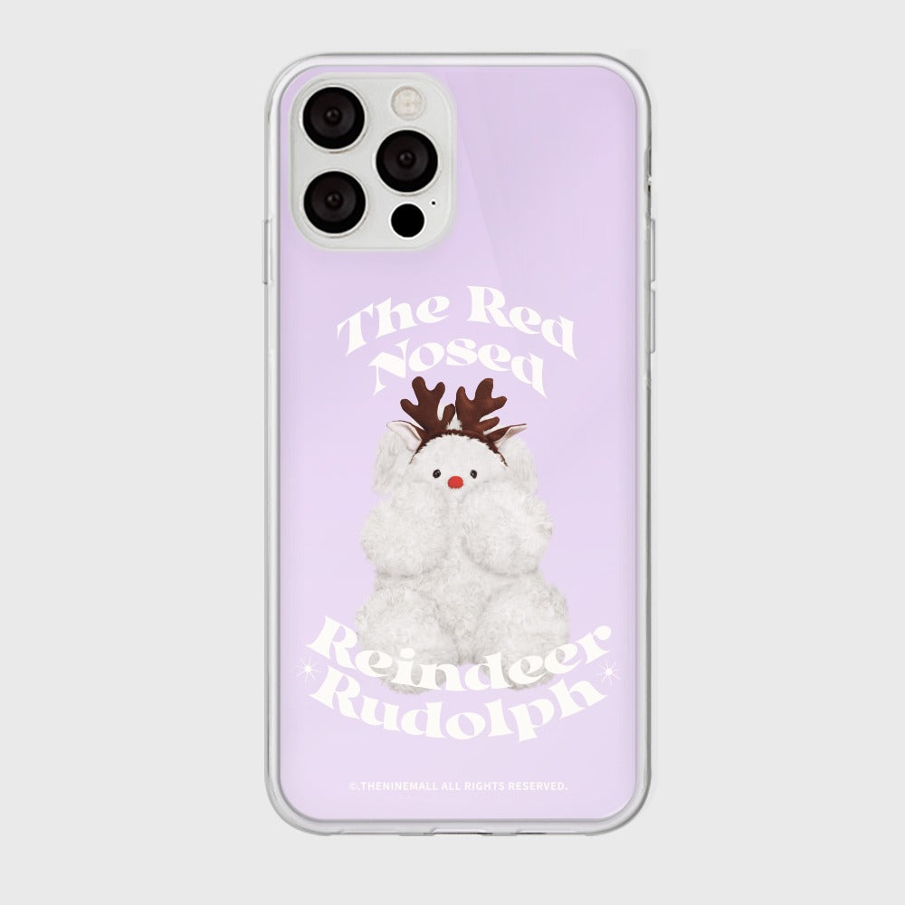 |THENINEMALL| 베이직 루돌프뽀꾸 Mirror Phone Case