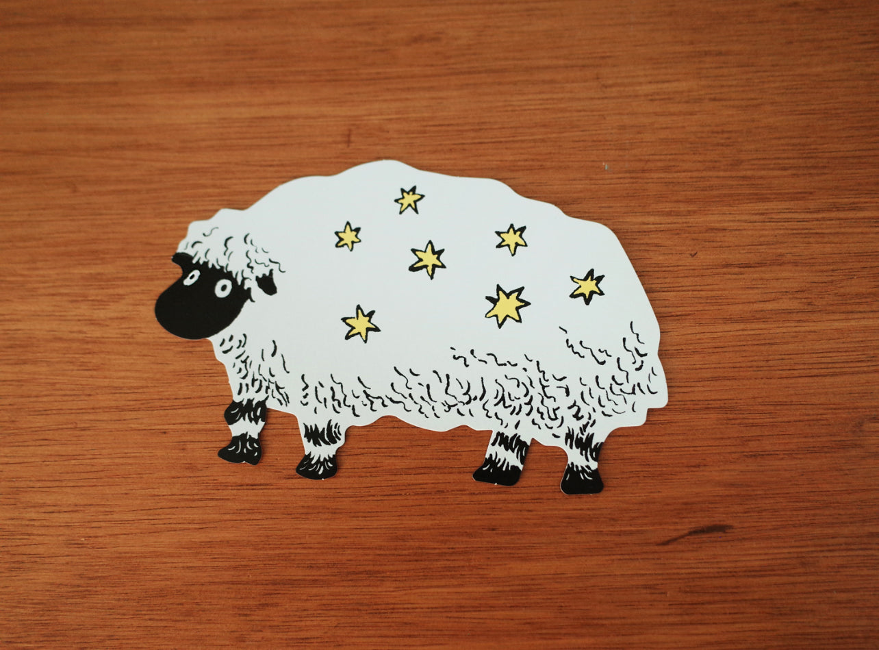 |HUGINN AND MUNINN| Christmas Card - Black Sheep