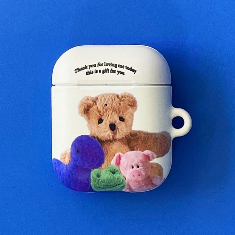 |MOMO CASE| 418 러빙TOYS(크림) Airpods Case