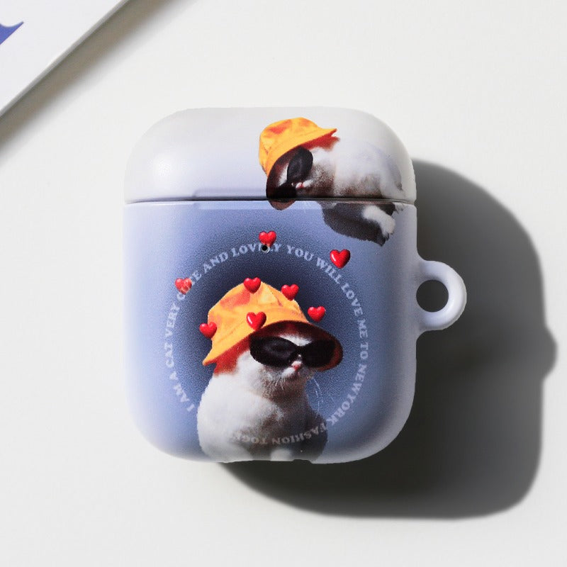|MOMO CASE| 442 옐로Cat Airpods Case