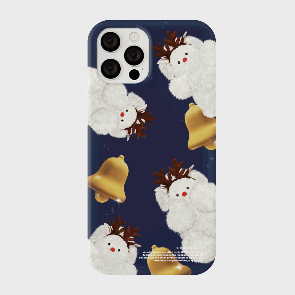 |THENINEMALL| 패턴 루돌프뽀꾸 Hard Phone Case (3 types)