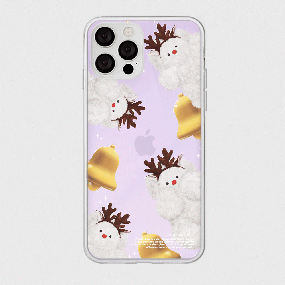 |THENINEMALL| 패턴 루돌프뽀꾸 Mirror Phone Case