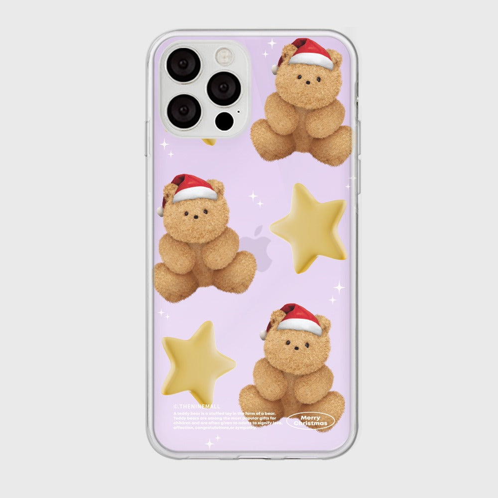 |THENINEMALL| 패턴 산타구미 Mirror Phone Case