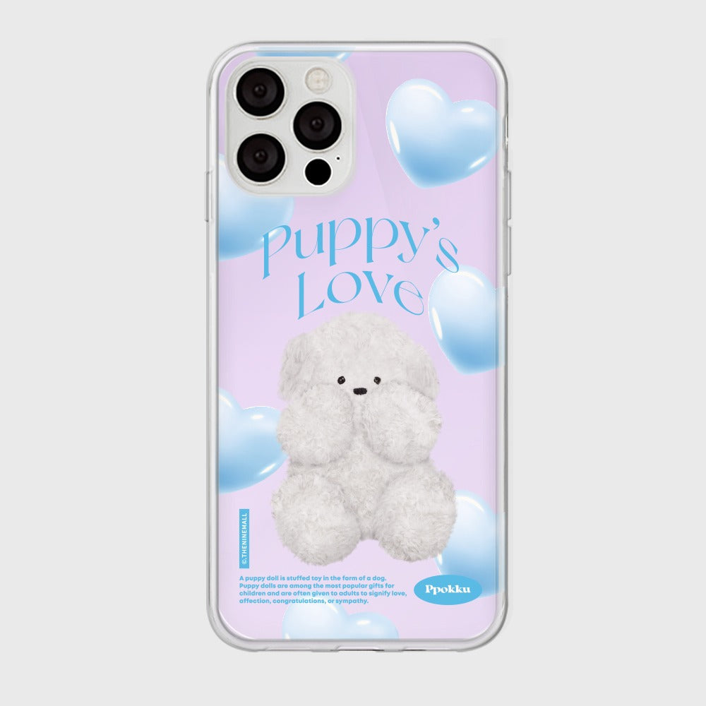 |THENINEMALL| 퍼피스 러브 뽀꾸 Mirror Phone Case