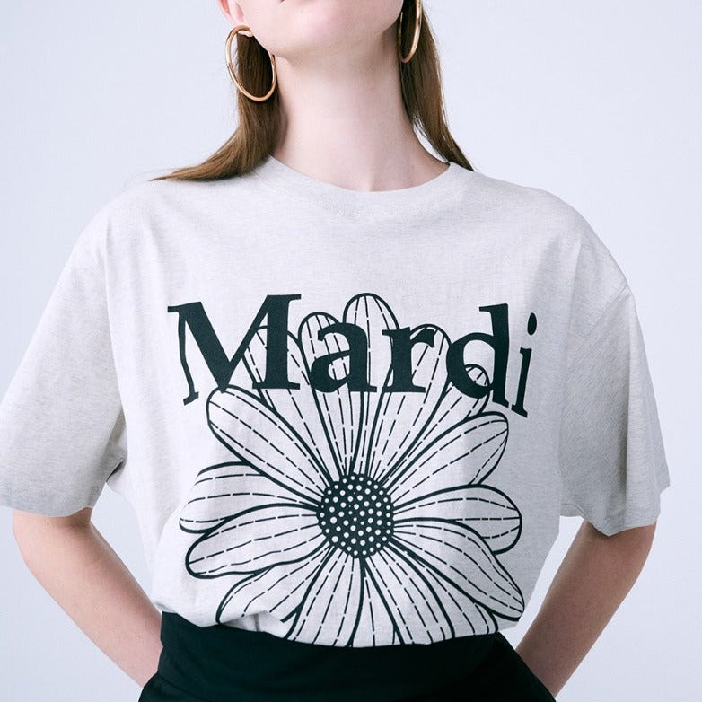|MARDI MERCREDI| TSHIRT FLOWERMARDI (10 colours)
