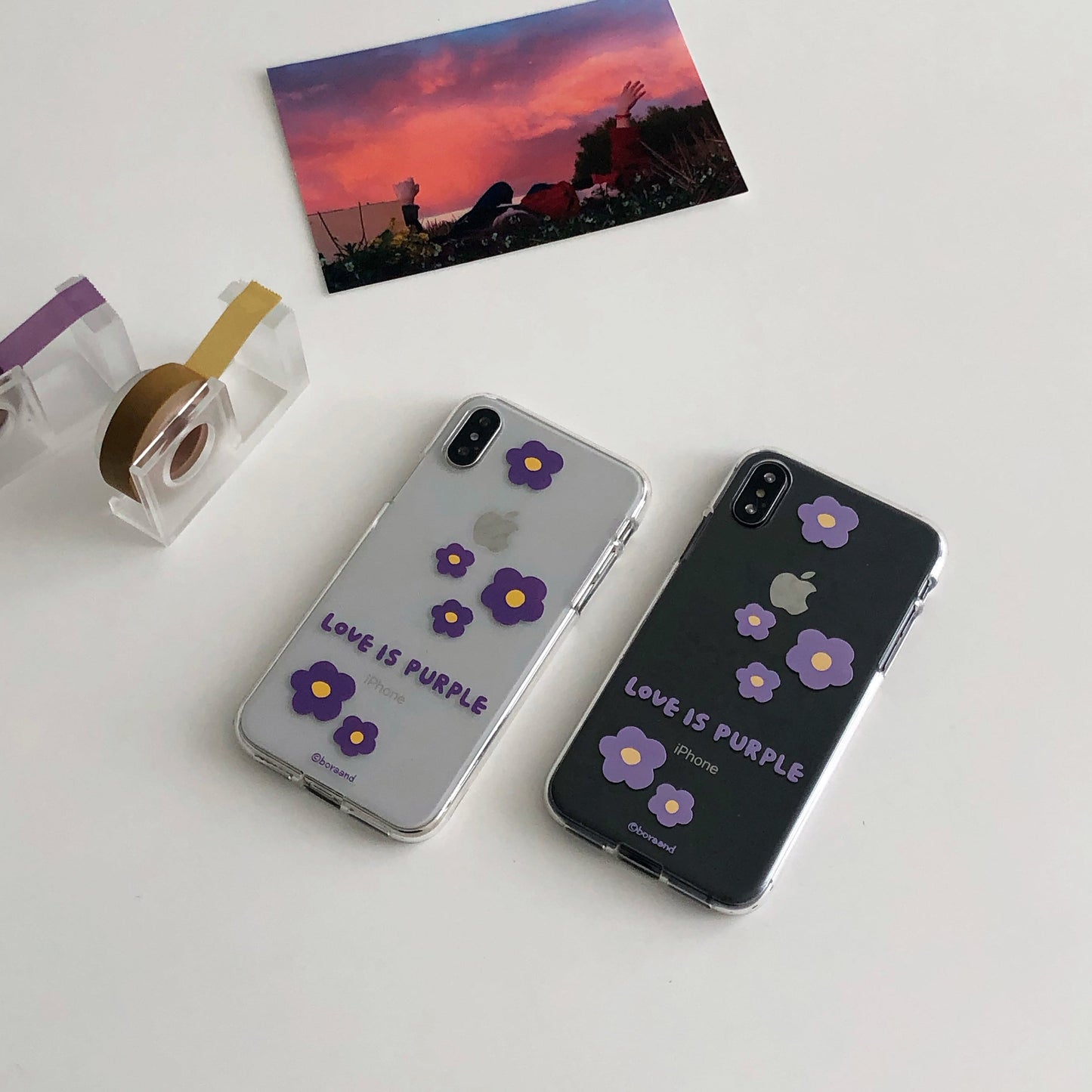 |bora and| Love is Purple Jelly Case