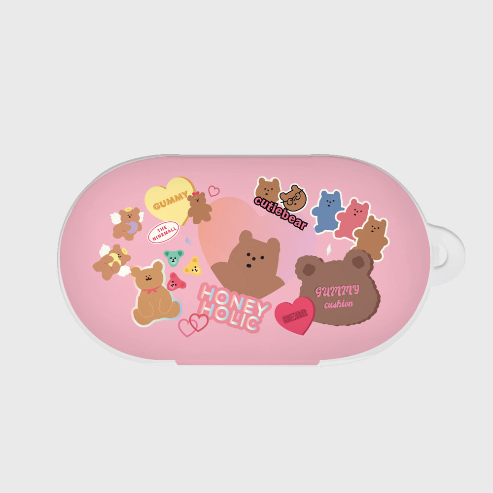|THENINEMALL| Bear Sticker Pack Buds, Buds Plus Case