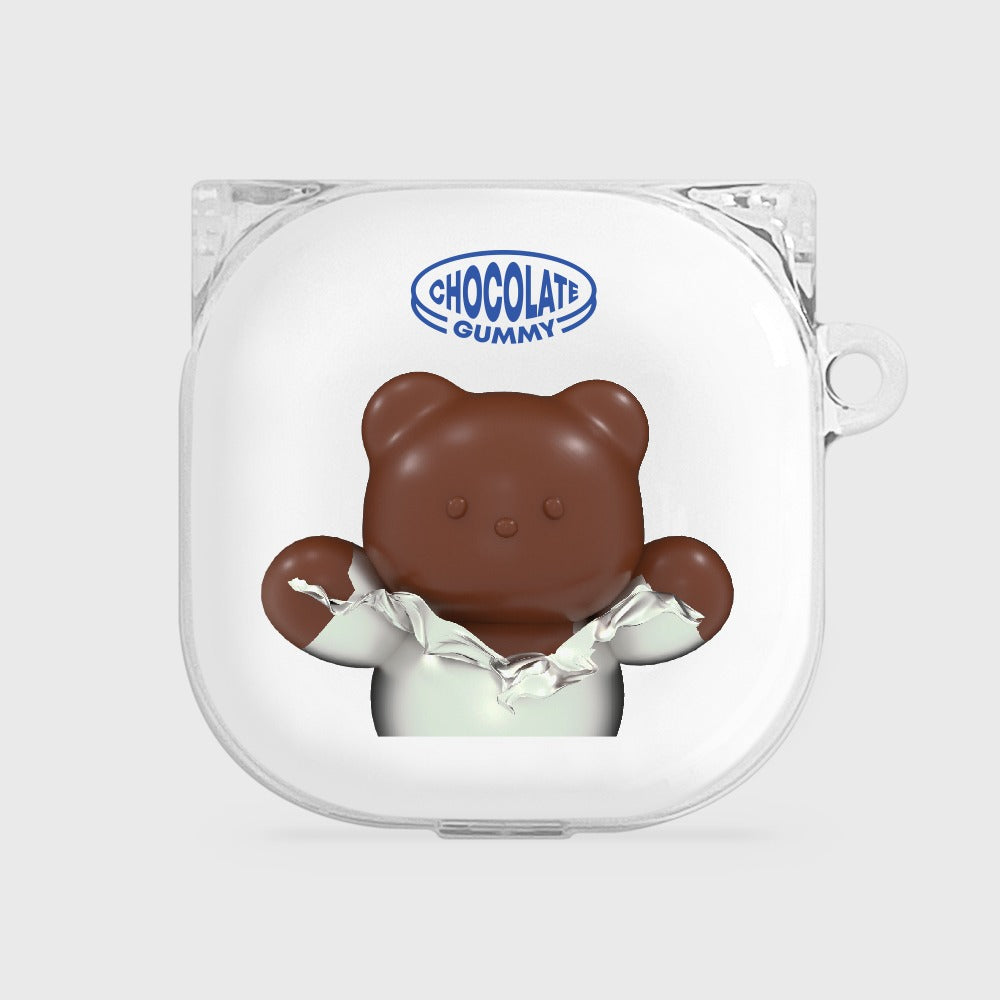 |THENINEMALL| 빅 초콜릿 구미 Buds Live Clear Case