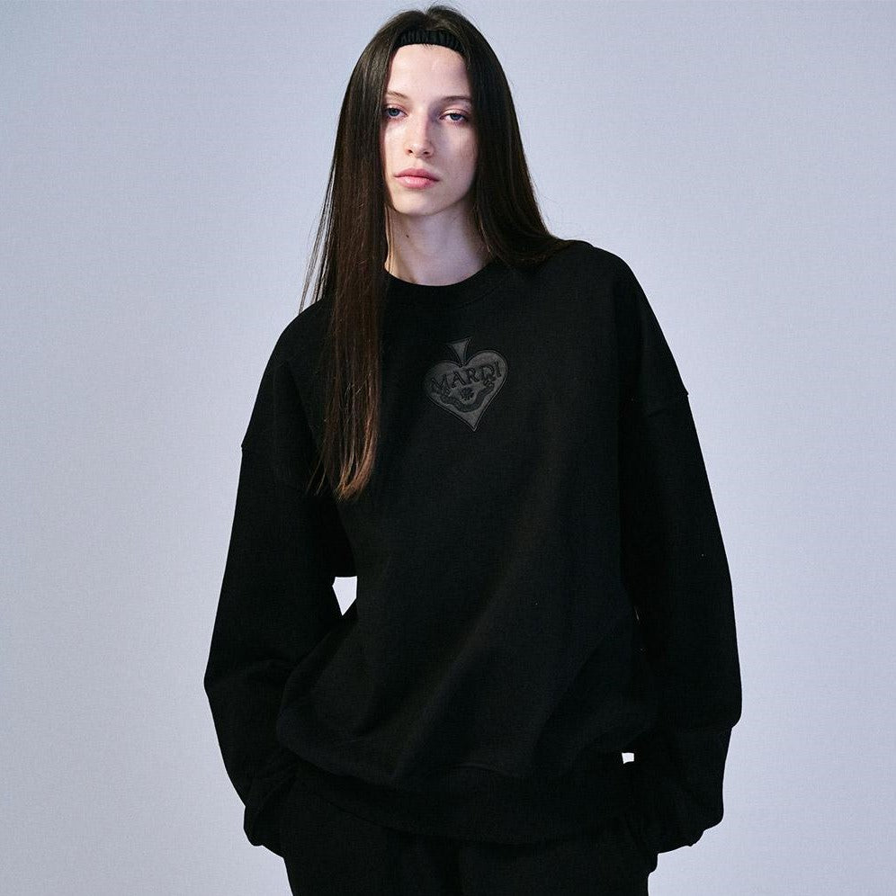 |MARDI MERCREDI| SWEATSHIRT SATIN SPADE (3 Colours)