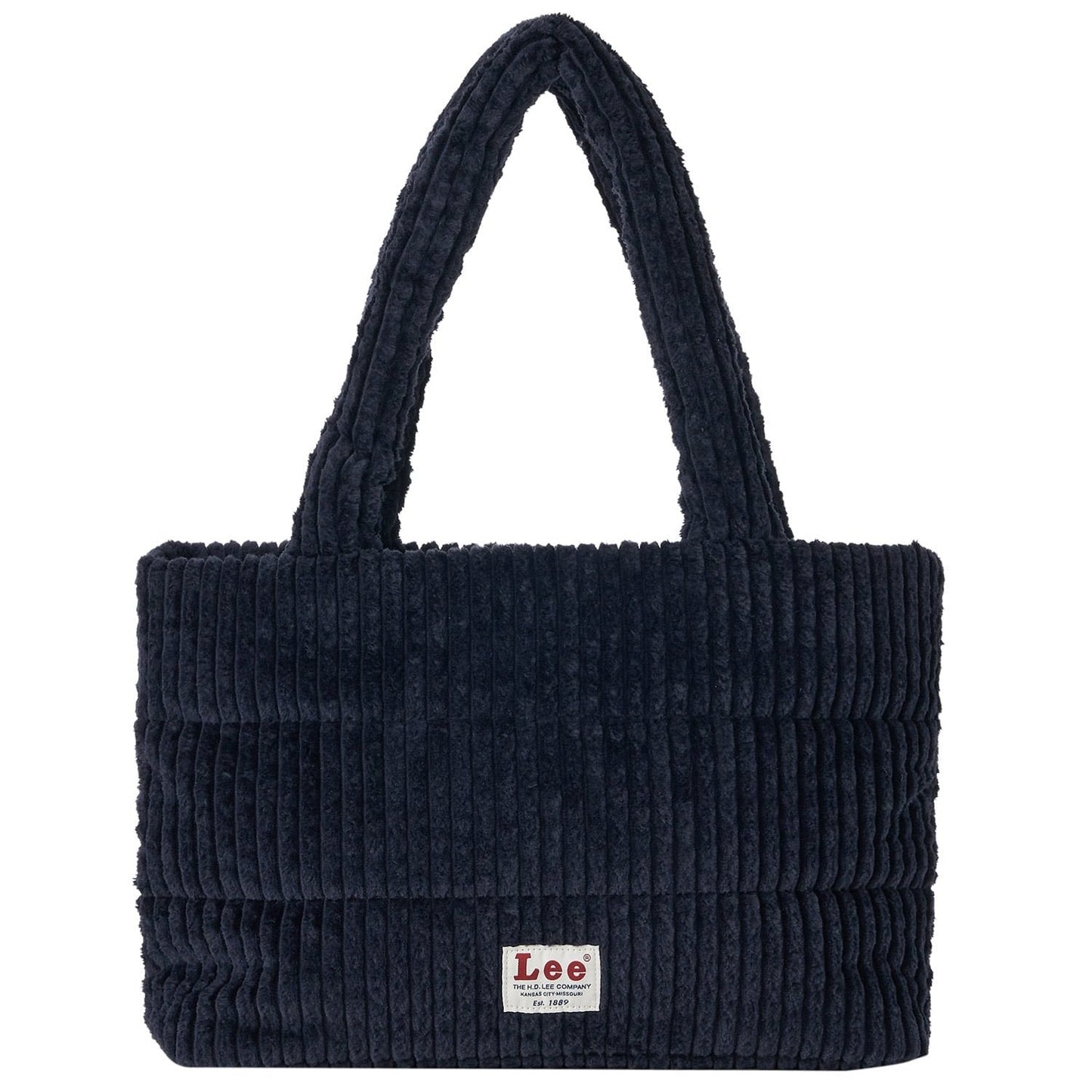 |LEE| Corduroy Square Shoulder Bag Navy